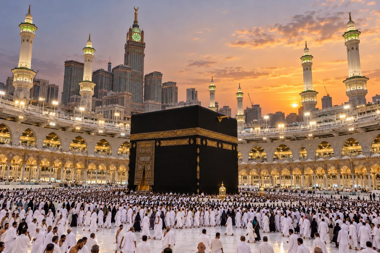 The Kaaba in Makkah