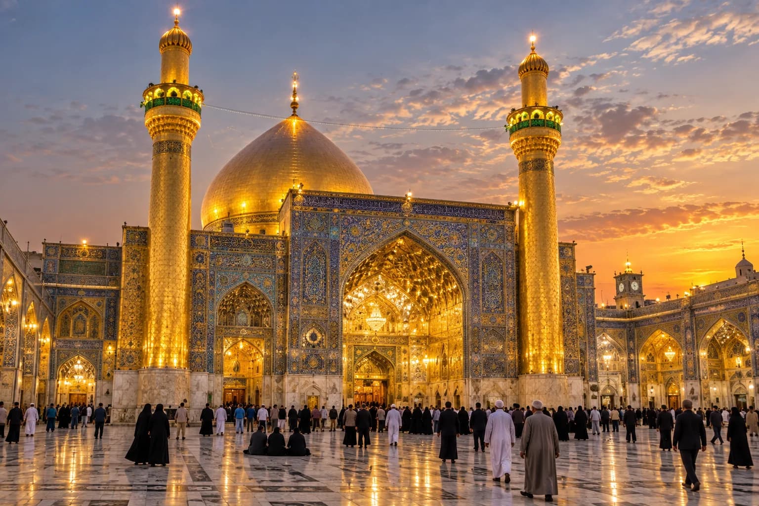 The shrine of Imam Ali in Najaf